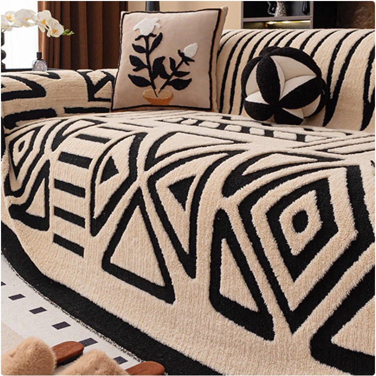 Plüsch Sofaüberwurf 2025