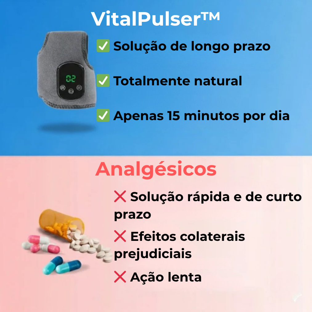 Massageador VitalPulser™ 3 em 1