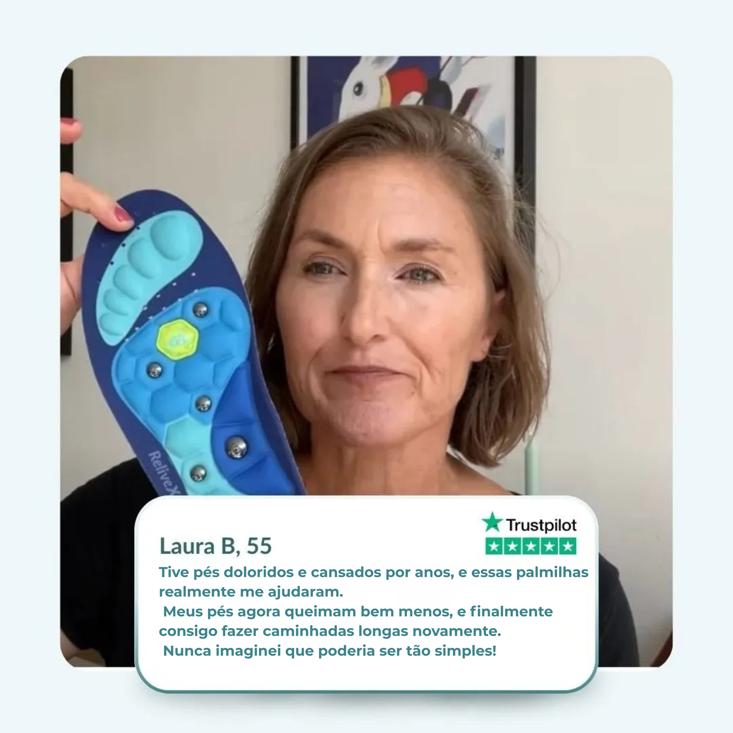 ReliveX™ Palmilhas Magnéticas