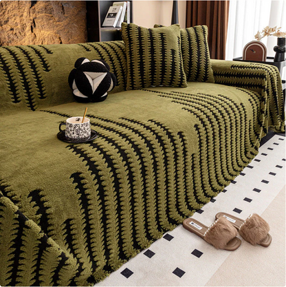 Plüsch Sofaüberwurf 2025