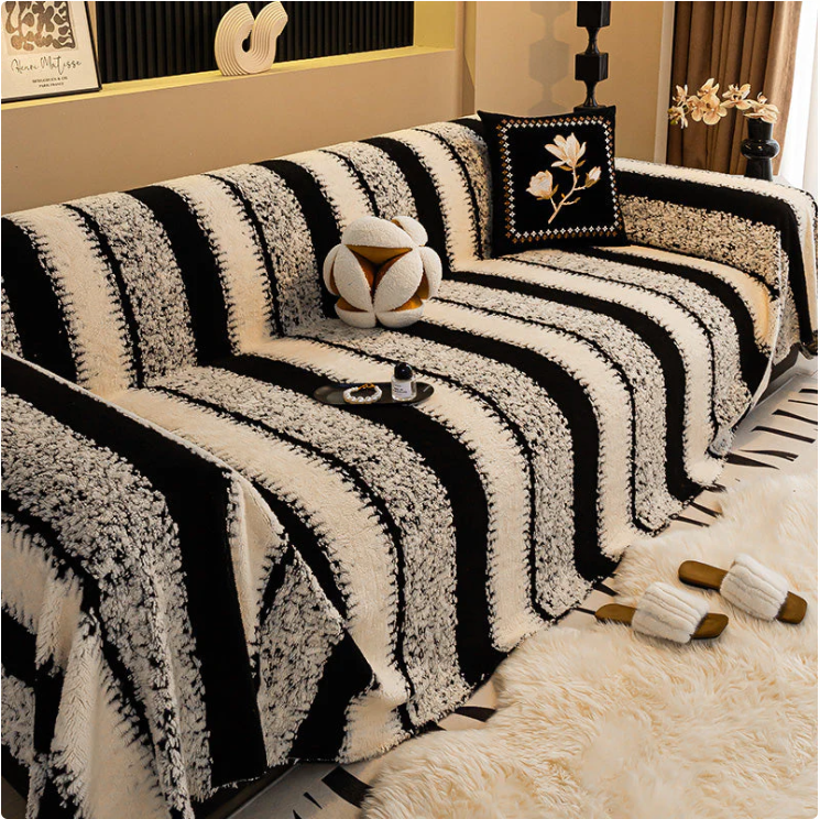 Plüsch Sofaüberwurf 2025